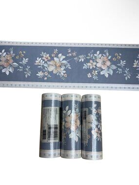 3 Rolls Imperial Vintage Wallpaper Border Floral Cottage Victorian WB929 NEW